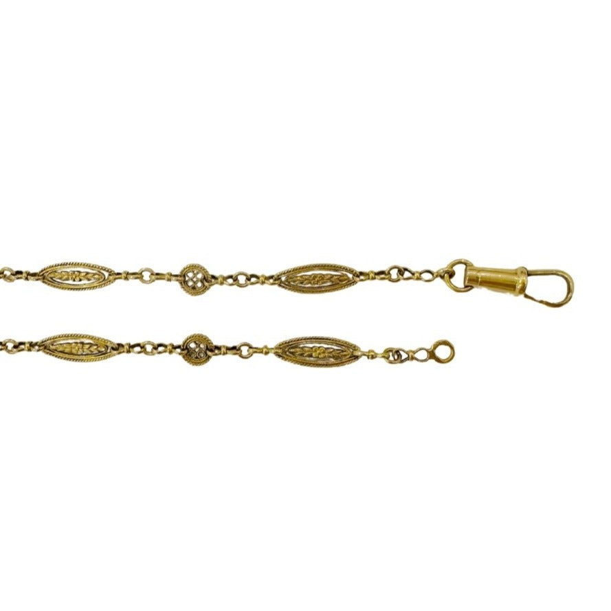 Collier Sautoir en or jaune filigrané - Castafiore