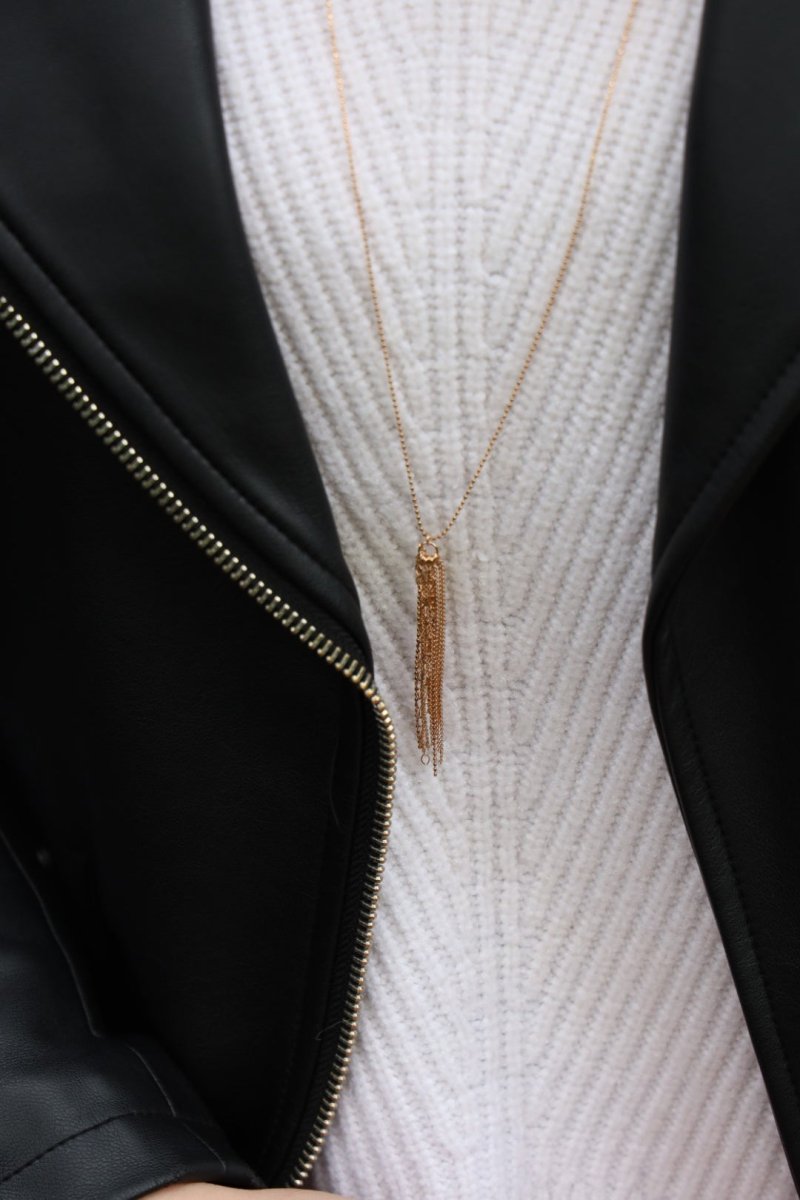 Collier Sautoir GINETTTE NY en or rose - Castafiore