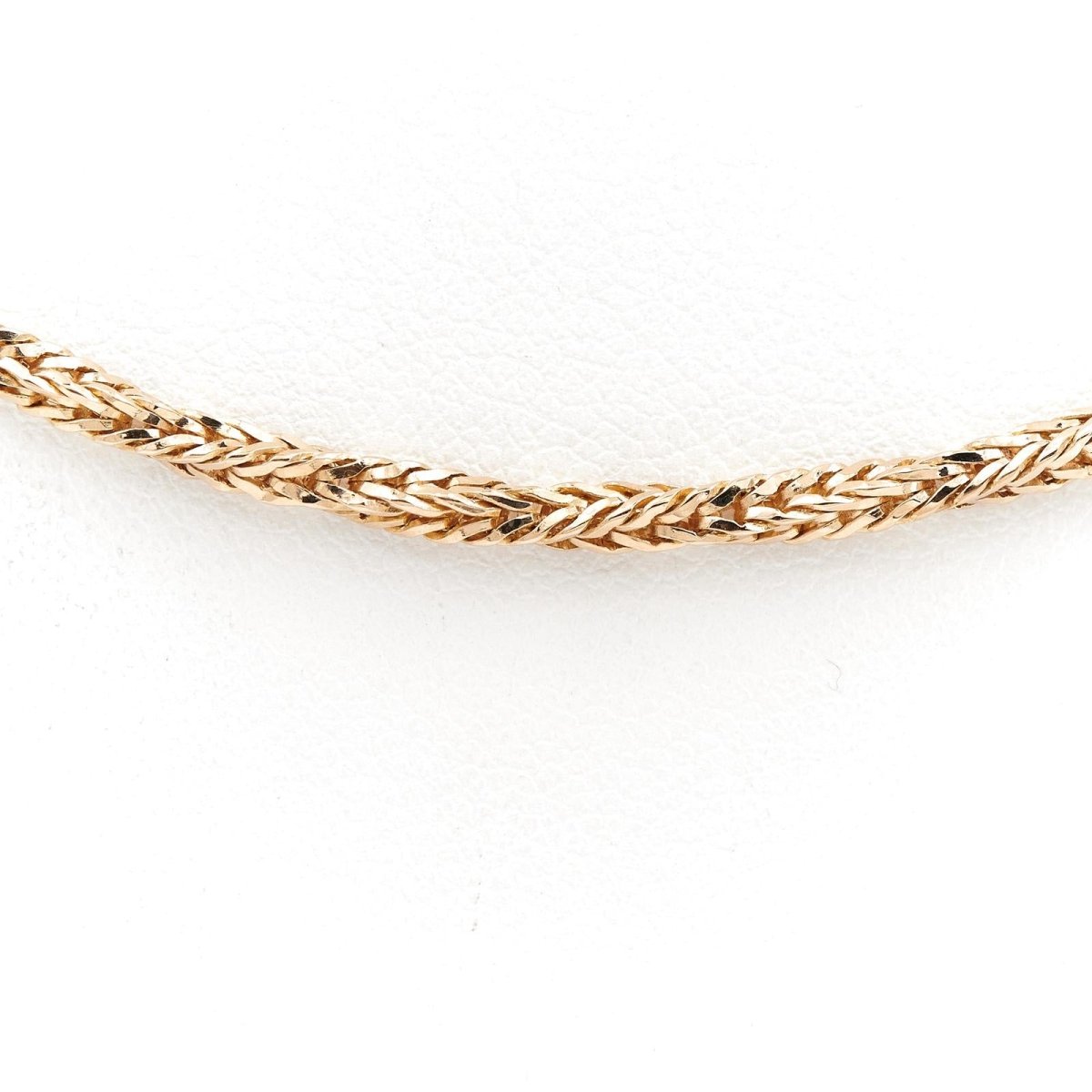 Collier Sautoir maille torsadée en or jaune - Castafiore