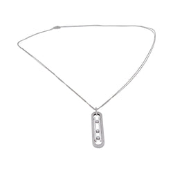 Collier Sautoir MESSIKA “Move 10th Anniversary” en or blanc et diamants - Castafiore