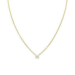 Collier solitaire Cartier, "1895", or jaune - Castafiore