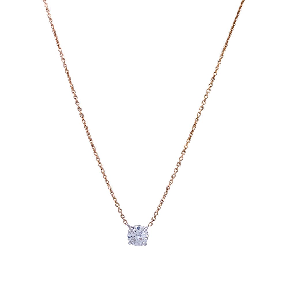 Collier solitaire diamant - Castafiore