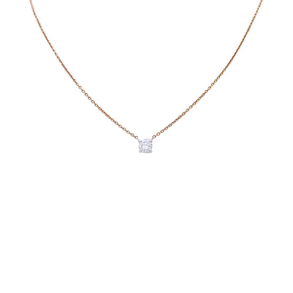 Collier solitaire diamant - Castafiore