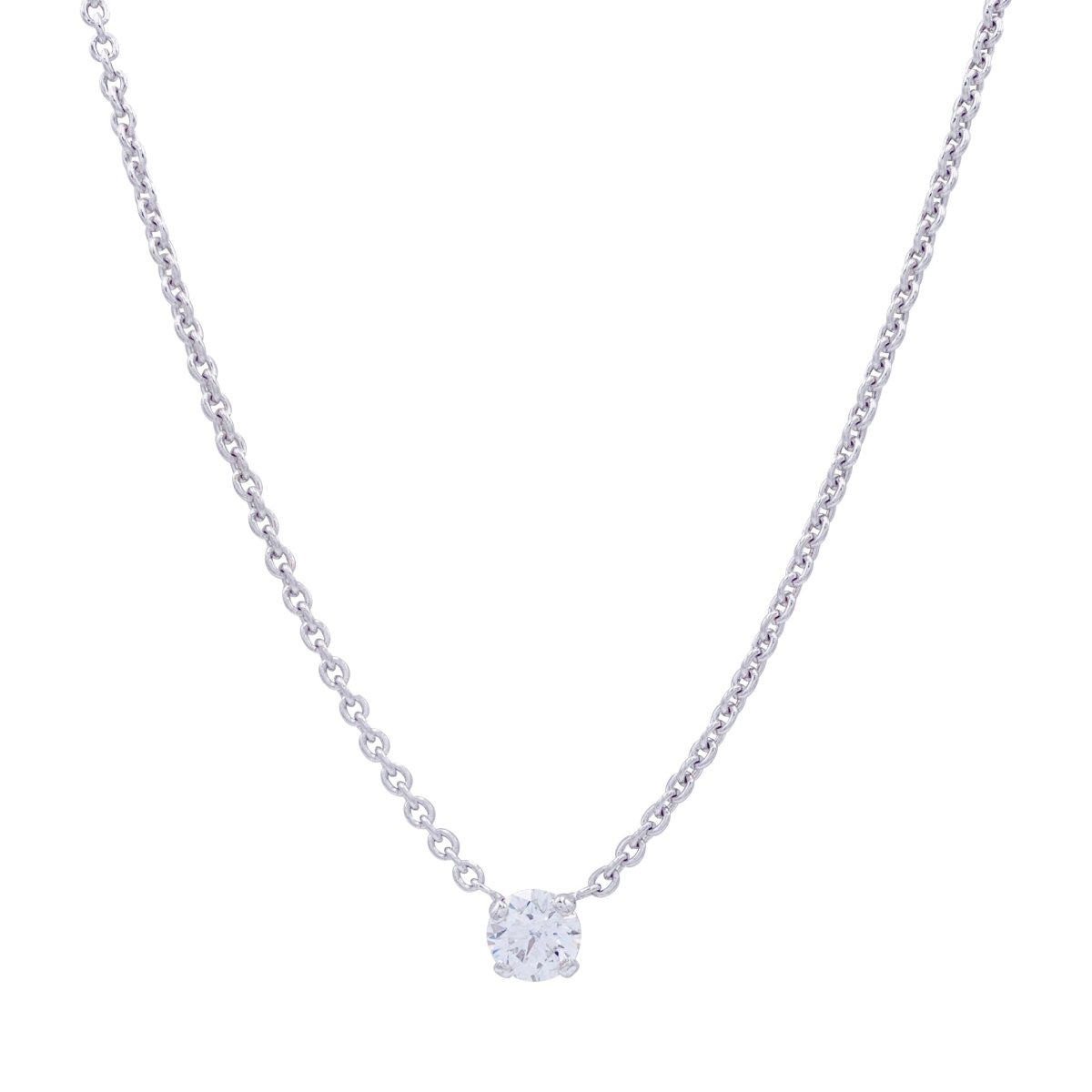 Collier solitaire diamant - Castafiore