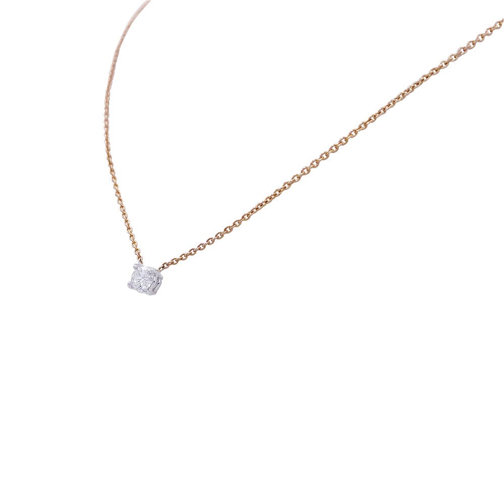 Collier solitaire diamant - Castafiore