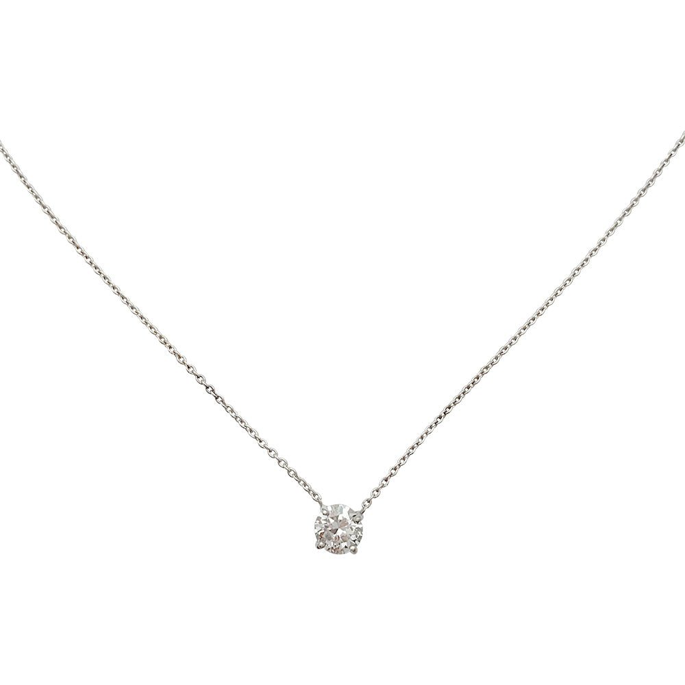 Collier solitaire diamant - Castafiore