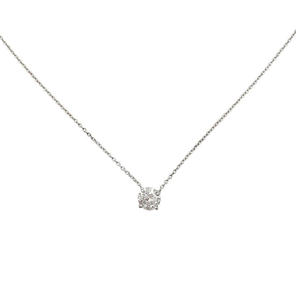 Collier solitaire diamant - Castafiore