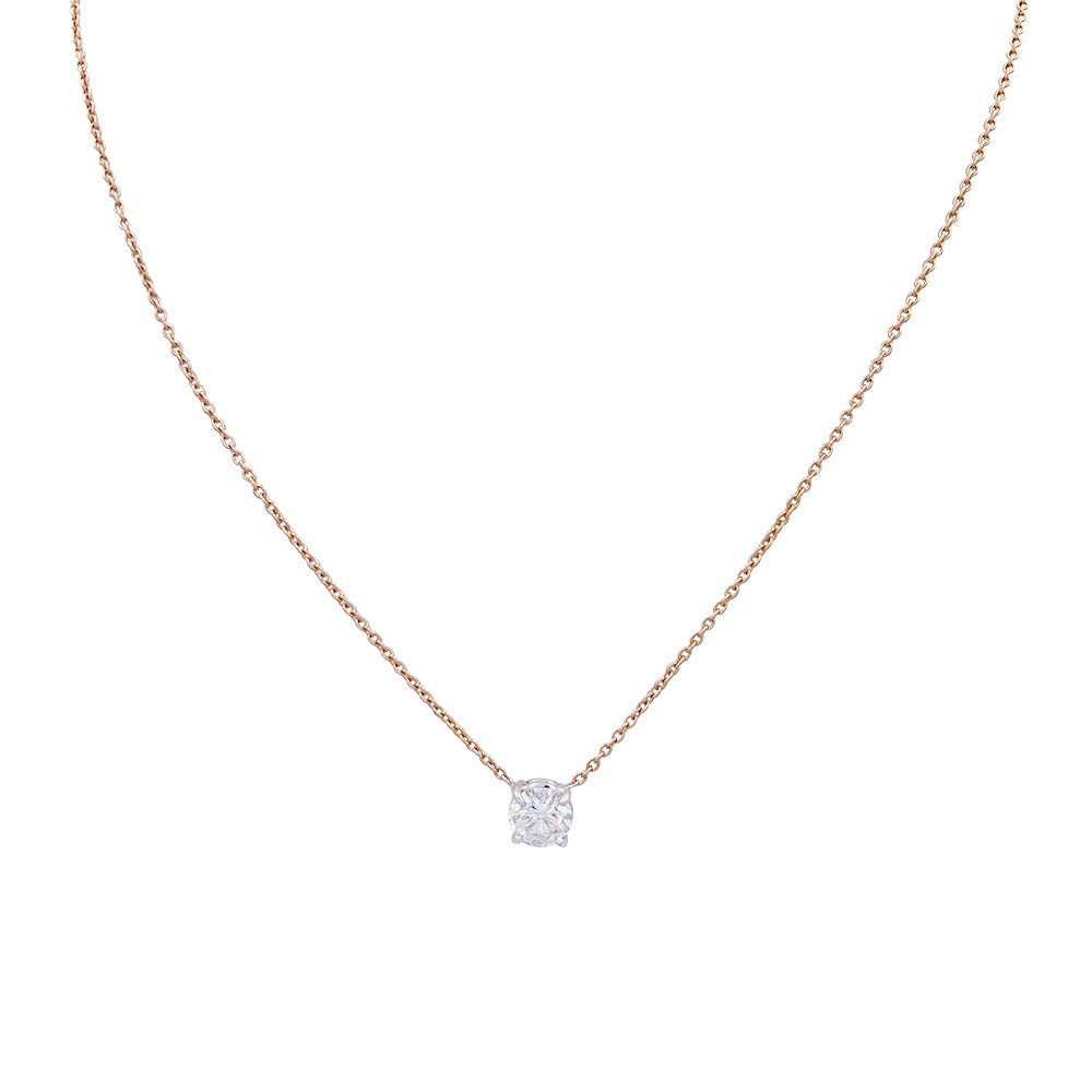 Collier solitaire diamant - Castafiore