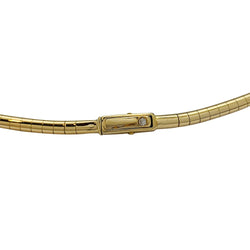 Collier Stern omega or jaune, diamants - Castafiore