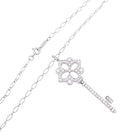 Collier Tiffany & Co "Clé" en platine, or blanc et diamants - Castafiore