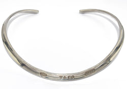 Collier torque en argent de la maison Tiffany - Castafiore