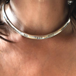 Collier torque en argent de la maison Tiffany - Castafiore