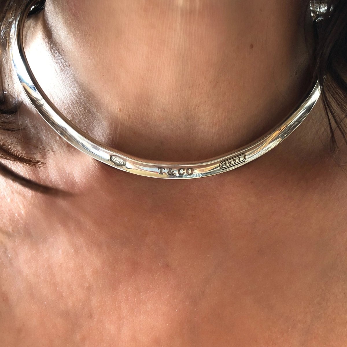 Collier torque en argent de la maison Tiffany - Castafiore