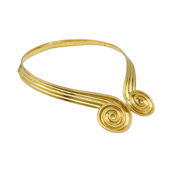 Collier Torque LALAOUNIS en or jaune - Castafiore