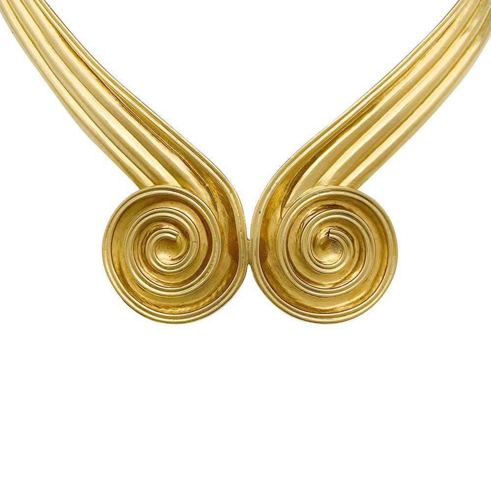 Collier Torque LALAOUNIS en or jaune - Castafiore