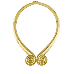 Collier Torque LALAOUNIS en or jaune - Castafiore
