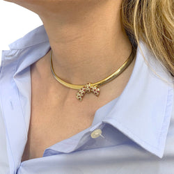 Collier transformable Van Cleef & Arpels, or jaune, rubis, diamants - Castafiore