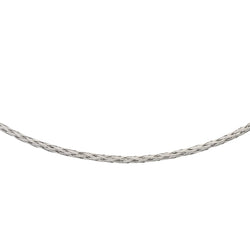 Collier Tressé Or blanc - Castafiore