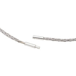 Collier Tressé Or blanc - Castafiore