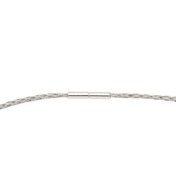 Collier Tressé Or blanc - Castafiore