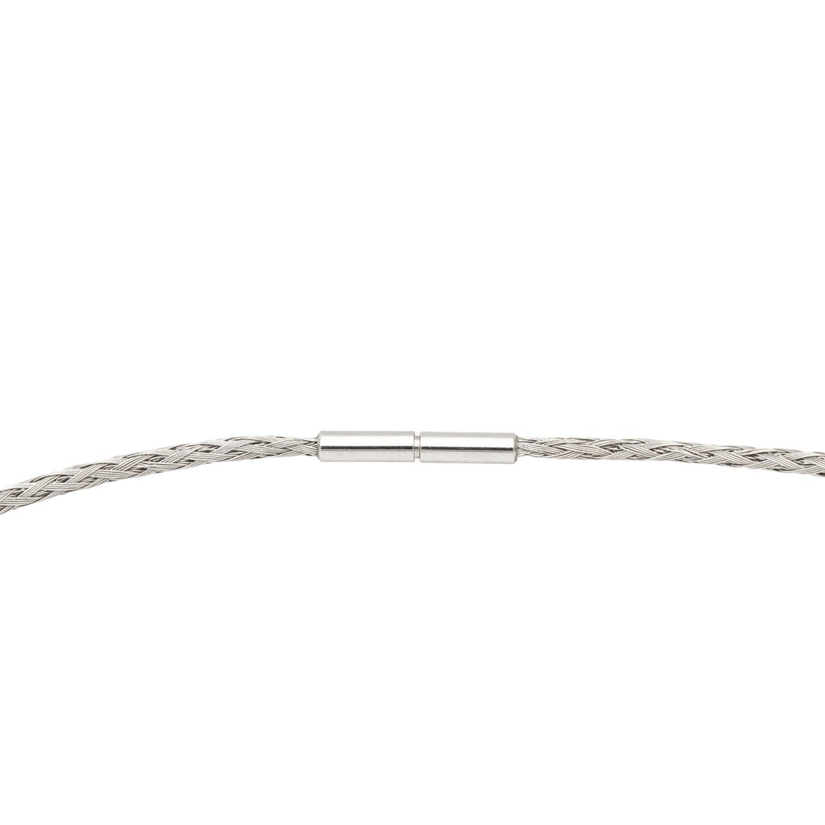 Collier Tressé Or blanc - Castafiore