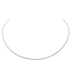 Collier Tressé Or blanc - Castafiore