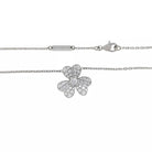 Collier Van Cleef & Arpels "Frivole" en or blanc et diamants - Castafiore