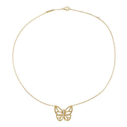 Collier Van Cleef & Arpels "Papillon" en or jaune et diamants - Castafiore