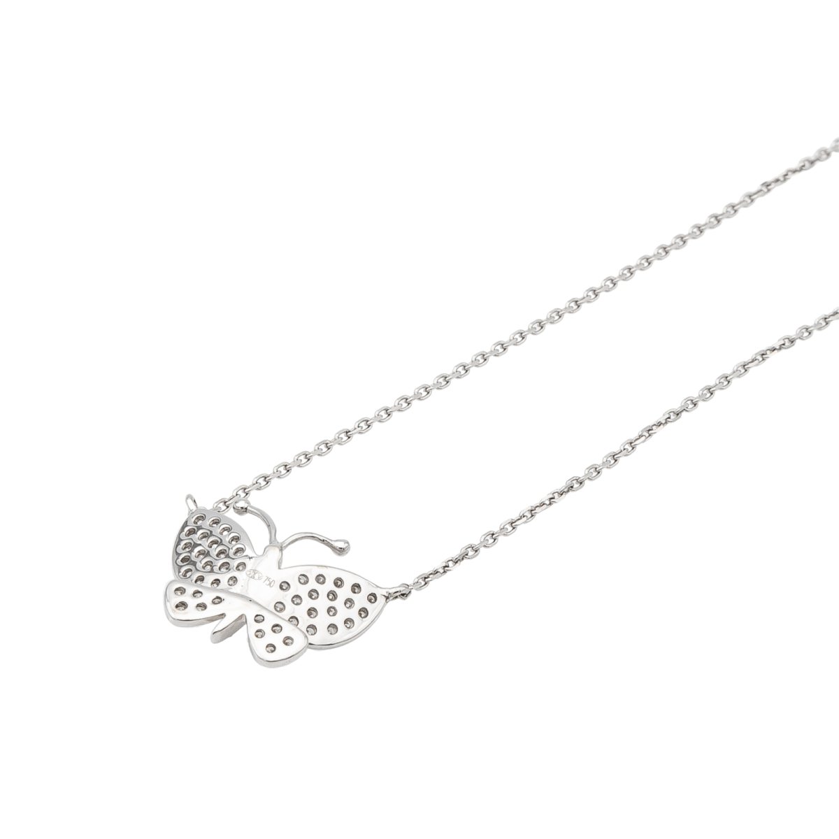Collier VENDÔME papillon en or blanc et diamants - Castafiore
