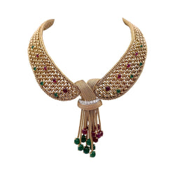 Collier vintage à clips interchangeables - Castafiore