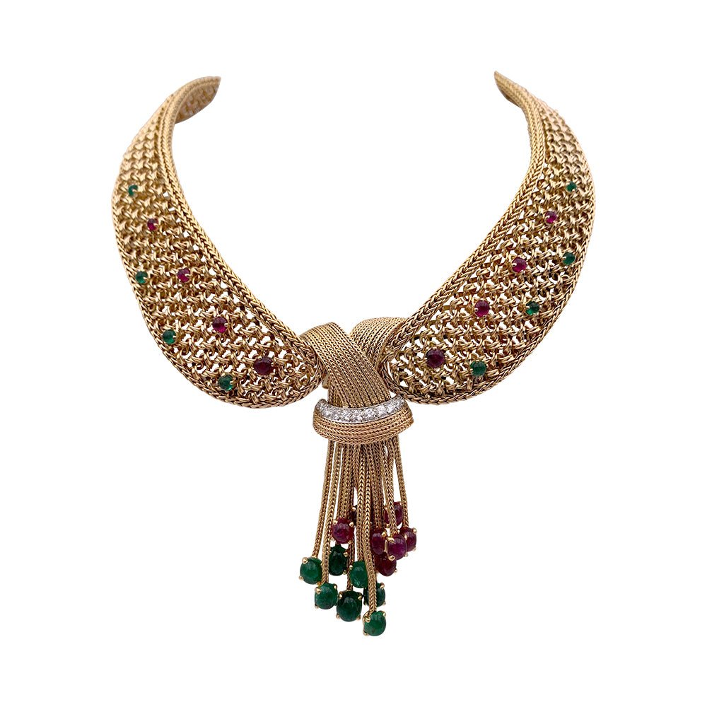 Collier vintage à clips interchangeables - Castafiore