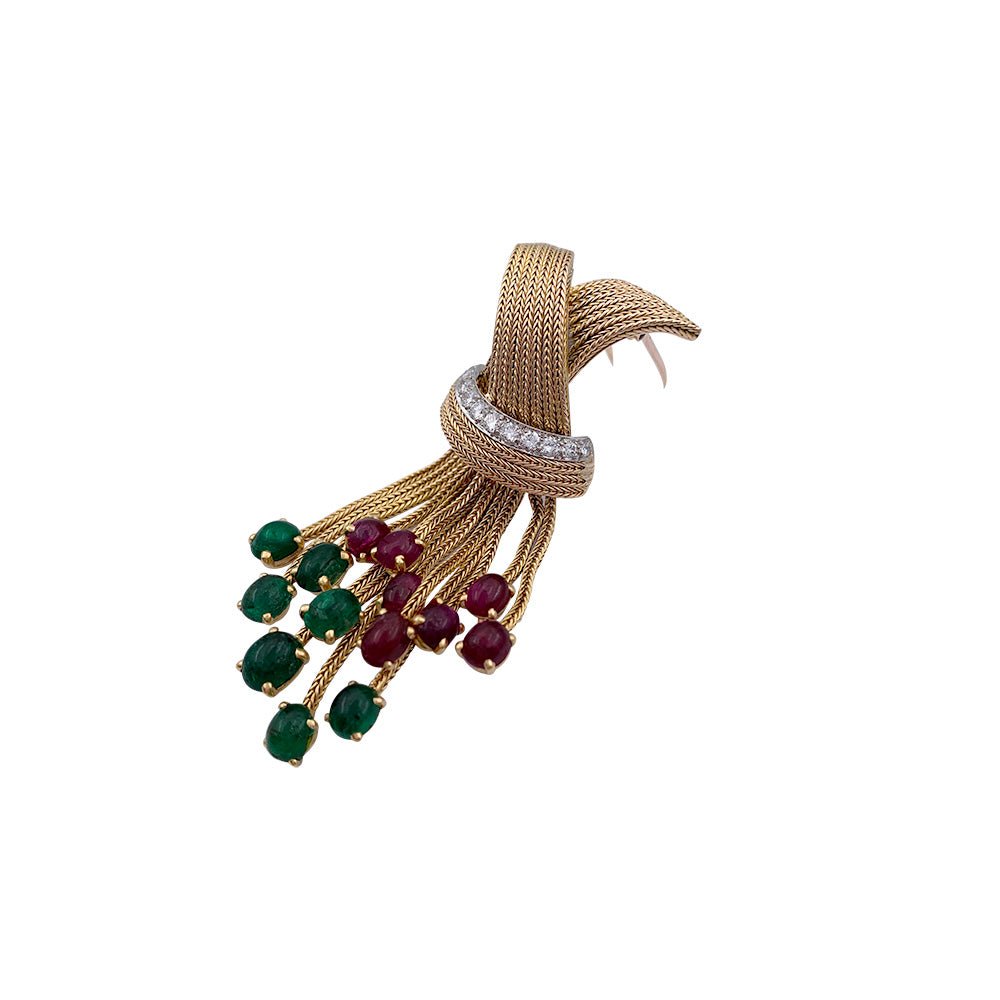 Collier vintage à clips interchangeables - Castafiore