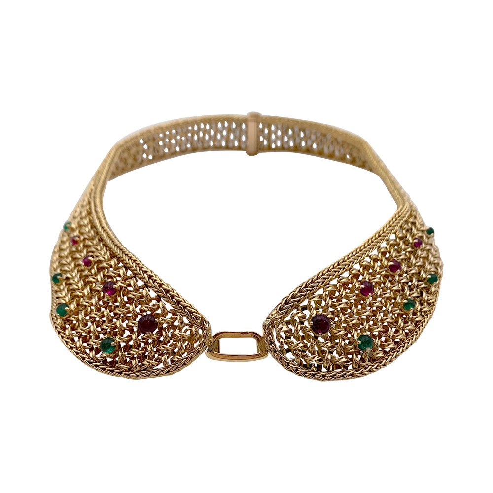 Collier vintage à clips interchangeables - Castafiore