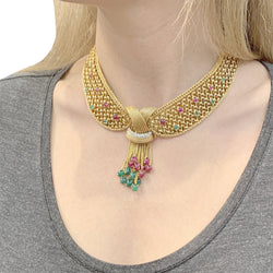 Collier vintage à clips interchangeables - Castafiore