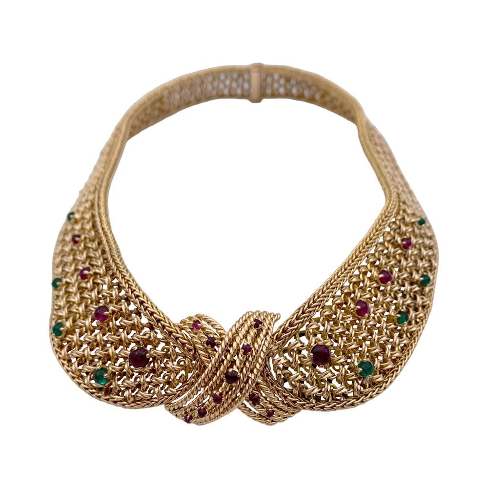 Collier vintage à clips interchangeables - Castafiore