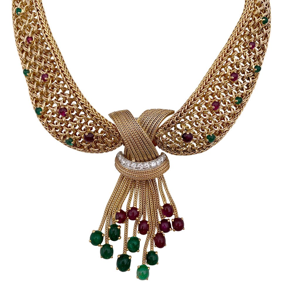 Collier vintage à clips interchangeables - Castafiore