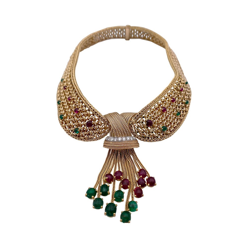 Collier vintage à clips interchangeables - Castafiore