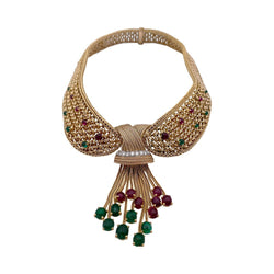 Collier vintage à clips interchangeables - Castafiore