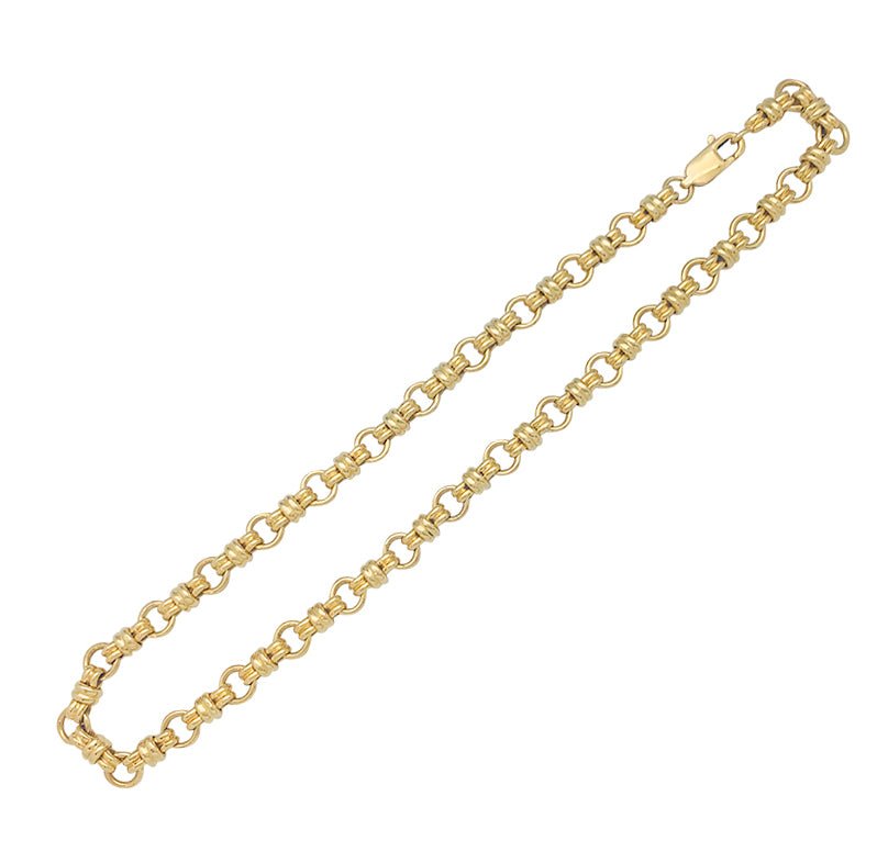 Collier vintage maille marine en or jaune - Castafiore