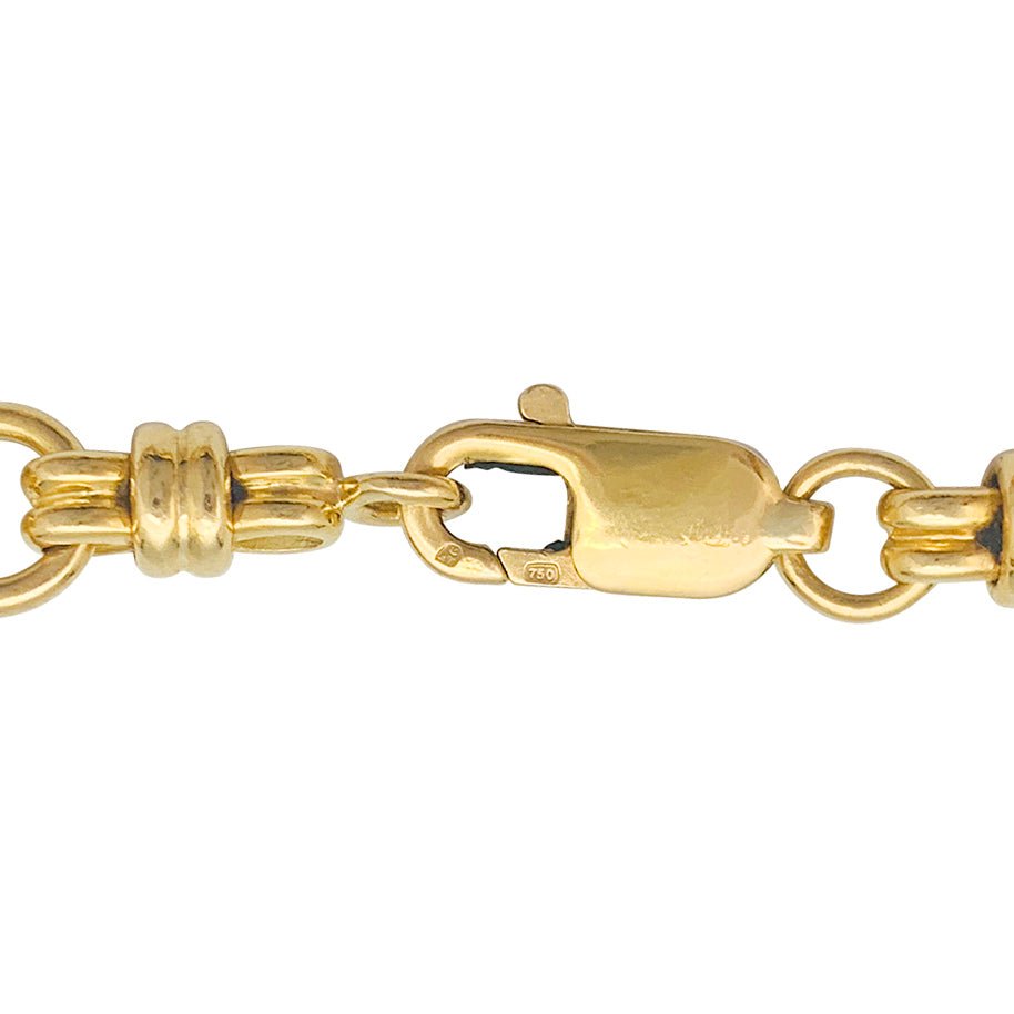 Collier vintage maille marine en or jaune - Castafiore