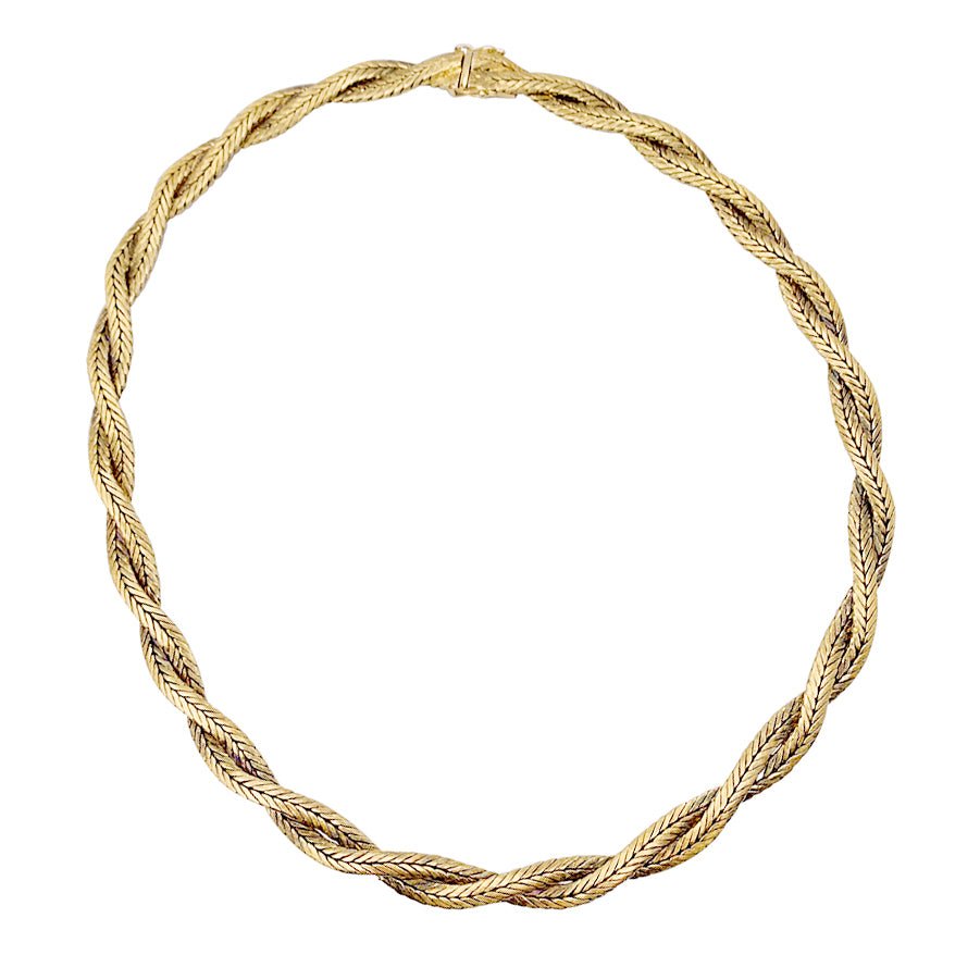 Collier vintage Mellerio dits Meller, or jaune. - Castafiore