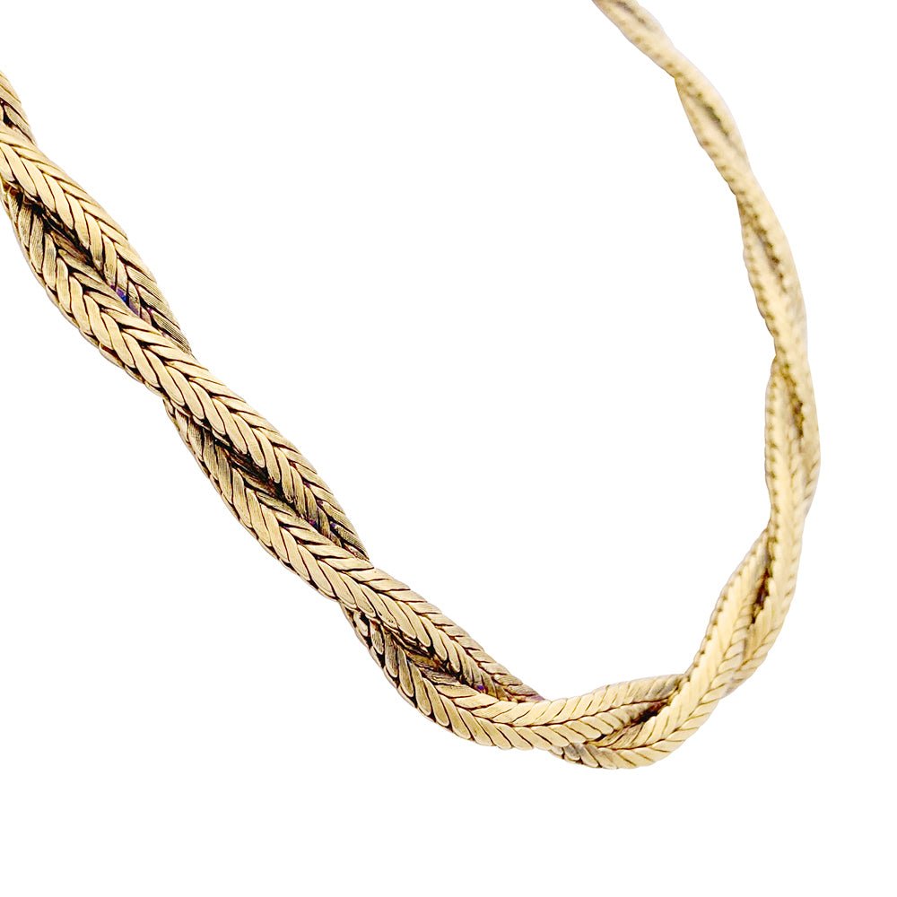 Collier vintage Mellerio dits Meller, or jaune. - Castafiore