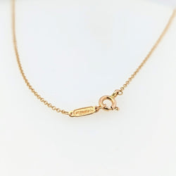 Colliers cœur Tiffany&co en or jaune - Castafiore