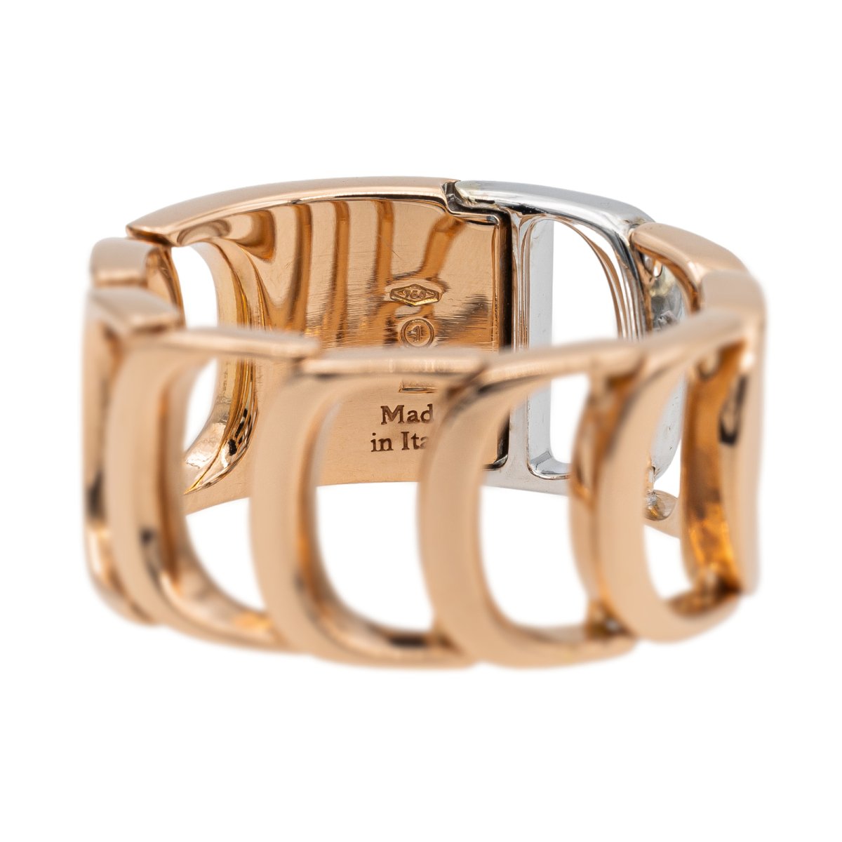 Damiani Bague Or rose Diamant - Castafiore