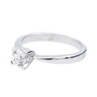 Diamani Bague Solitaire en or blanc et diamant - Castafiore