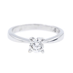 Diamani Bague Solitaire en or blanc et diamant - Castafiore