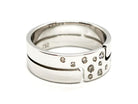 Dinh Van Bague Seventies Or blanc Diamant - Castafiore