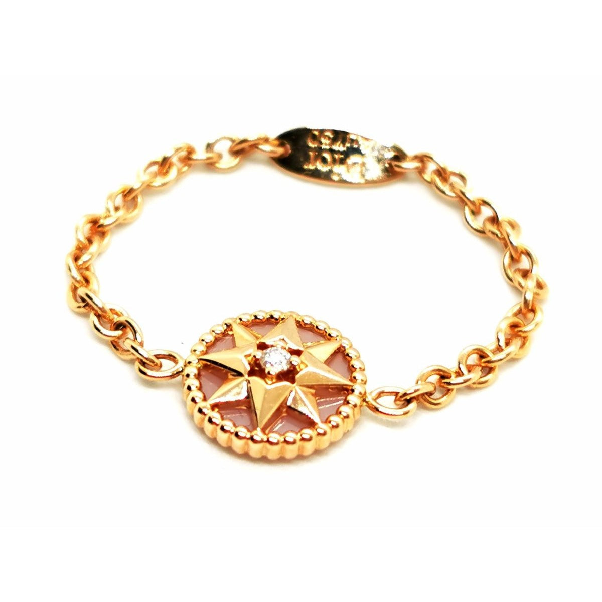 Dior Bague Rose des vents Or rose Diamant - Castafiore