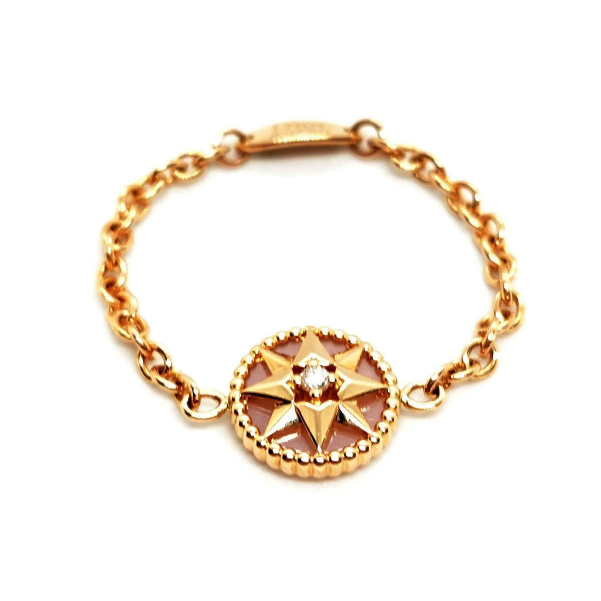 Dior Bague Rose des vents Or rose Diamant - Castafiore