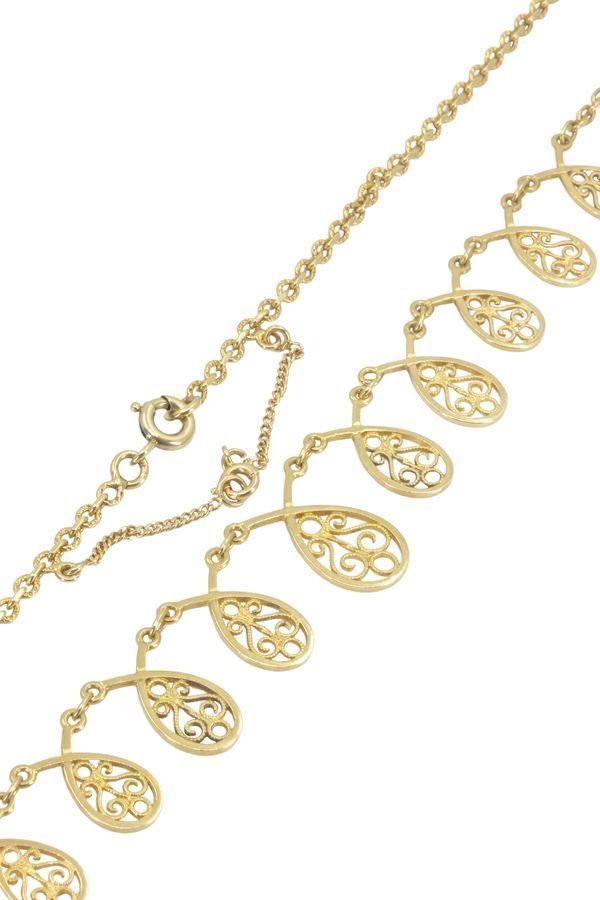 DRAPERIE ANCIENNE FILIGRANE - Castafiore